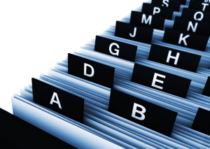 Article Archive - Close-up of a card holder