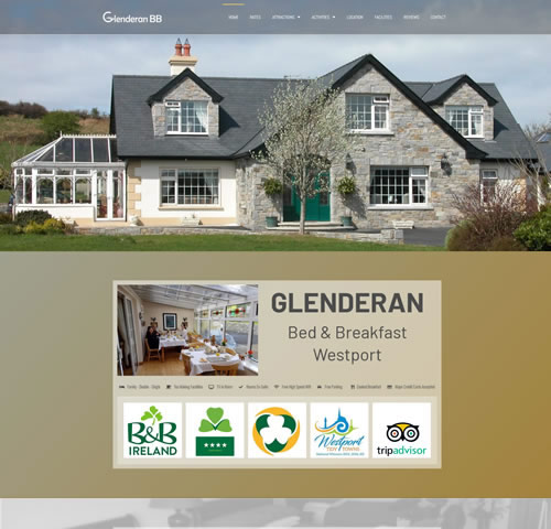 Glenderan Bed and Breakfast Westport Mayo Ireland