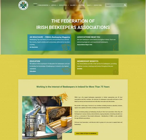 FIBKA Website Front Page